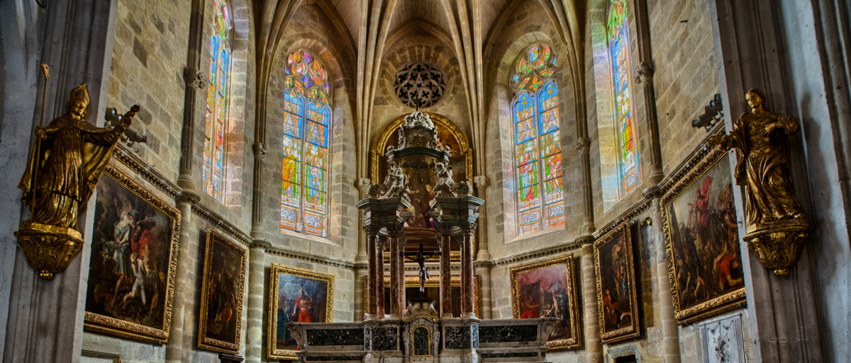 Création vitraux chapelle